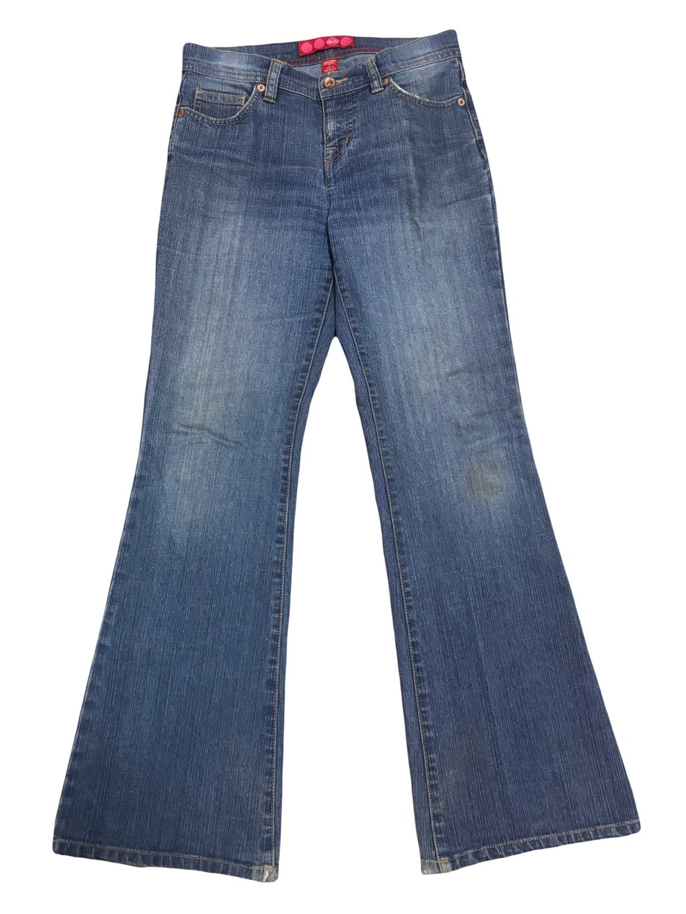 Early 2000’s Y2K GLO jeans Indigo Flare Wide-Leg Denim